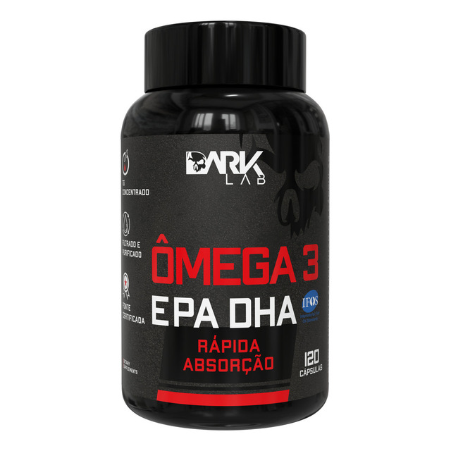 Ômega 3 Epa Dha 120 Cápsulas Dark Lab Sem Sabor