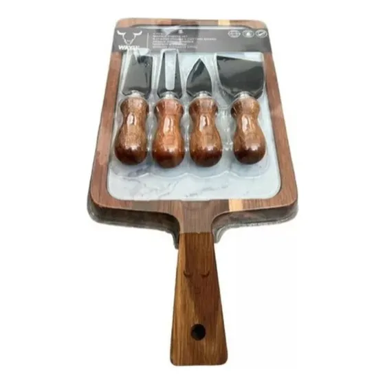 Tabla Madera Marmol Wayu 4 Cuchillos tabla wayu