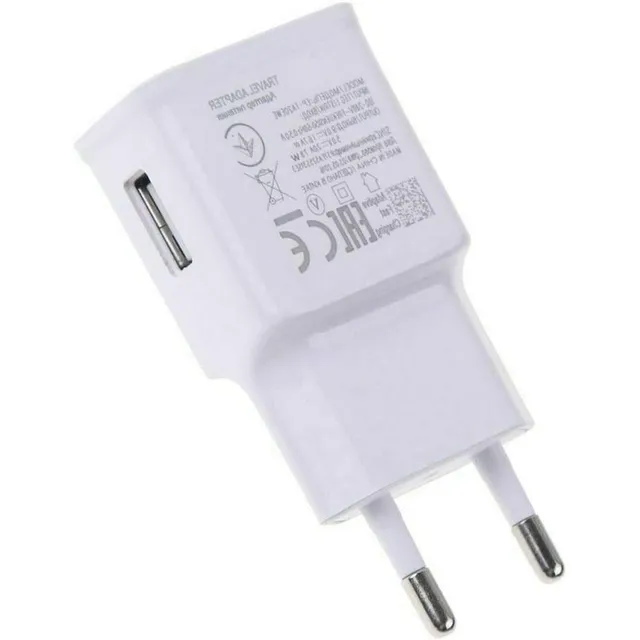 Ficha Pared Cargador Usb Celular 2 Amp Delsur