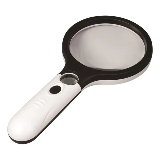 Lupa De Mano Con Led 4x Y 30x Modelo 70108b