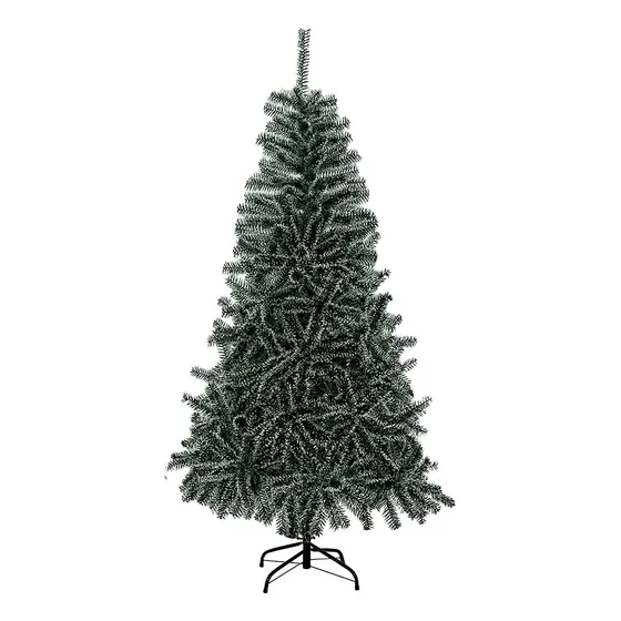 Árbol De Navidad Artificial Nevado Calidad Grande 1.80 M Color Verde