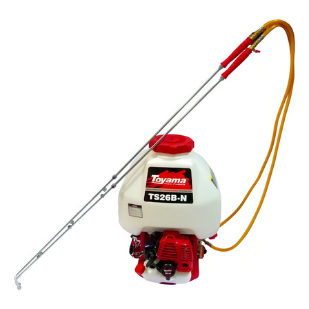 Pulverizador Costal Gasolina 25 Litros 2 Lanças Toyama Ts26b Cor Branco/vermelho Pulverizador Costal Gasolina 25 Litros 2 Lanças Toyama Ts26b Cor Branco/vermelho