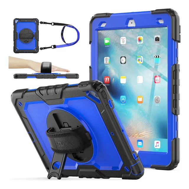 Funda For iPad Pro/iPad Air 3ª Generación 10.5 Azul+negro