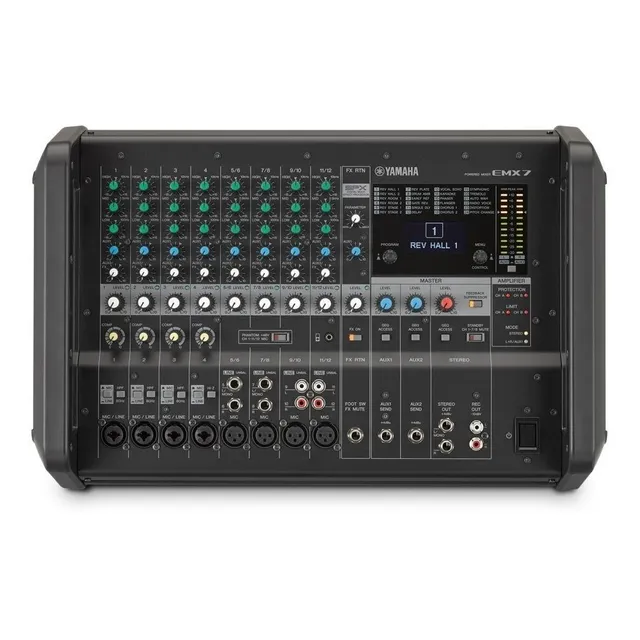 Consola Mezcladora Yamaha 12 Canales 600w Emx7