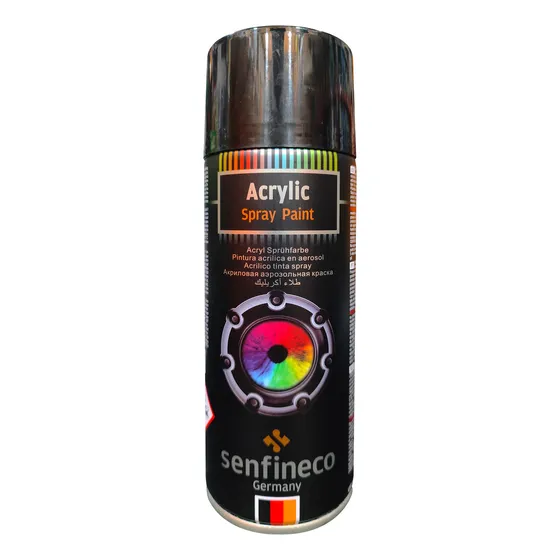 Pintura Spray Color Negro Matte / Senfineco / Ecban