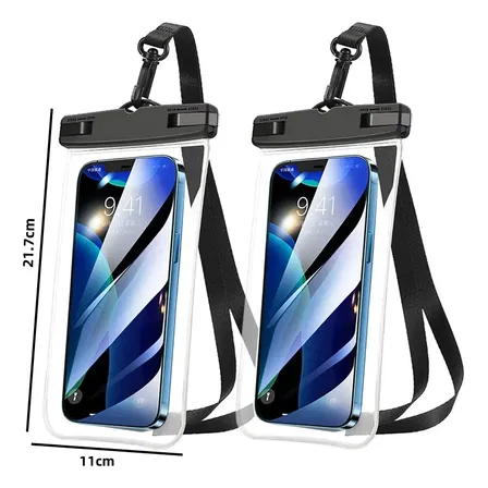 Kit 10 Capinhas À Prova Dágua Para Celular Capa Bolsa