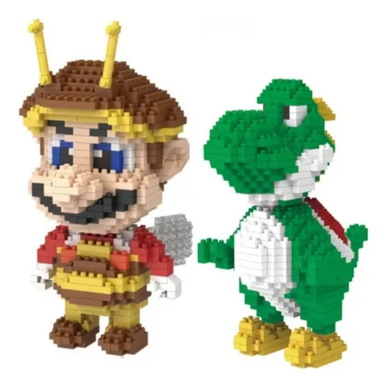 Pack X2  Mario Bros Y Yoshi Magic Blocs 620 Piezas 
