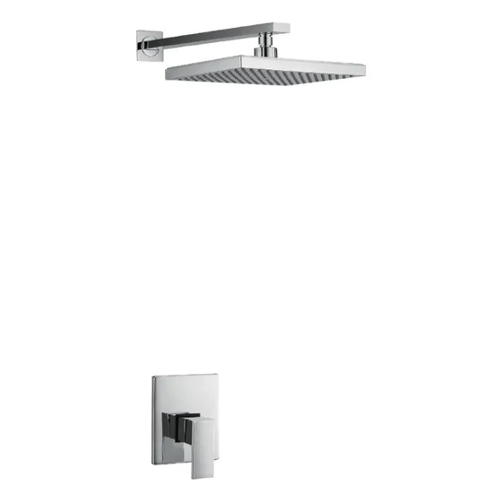 Mezcladora Monocomando Ducha Cromado De Empotrar Acra