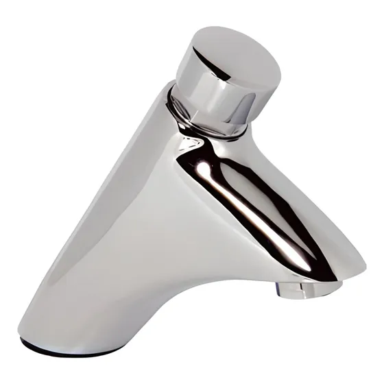 Llave Individual Temporizada Push Para Lavabo Rugo 17-t