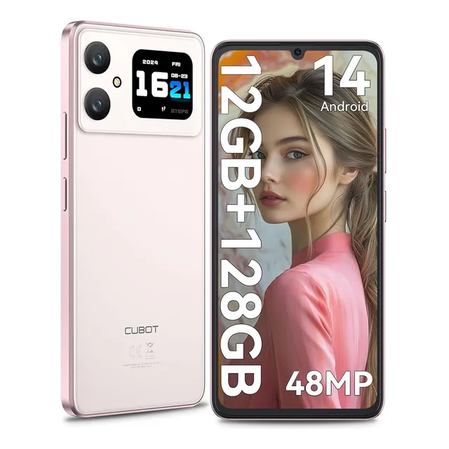 Cubot A20 Dual Sim 128 Gb Pink 4 Gb (+8gb)Ram Android 14