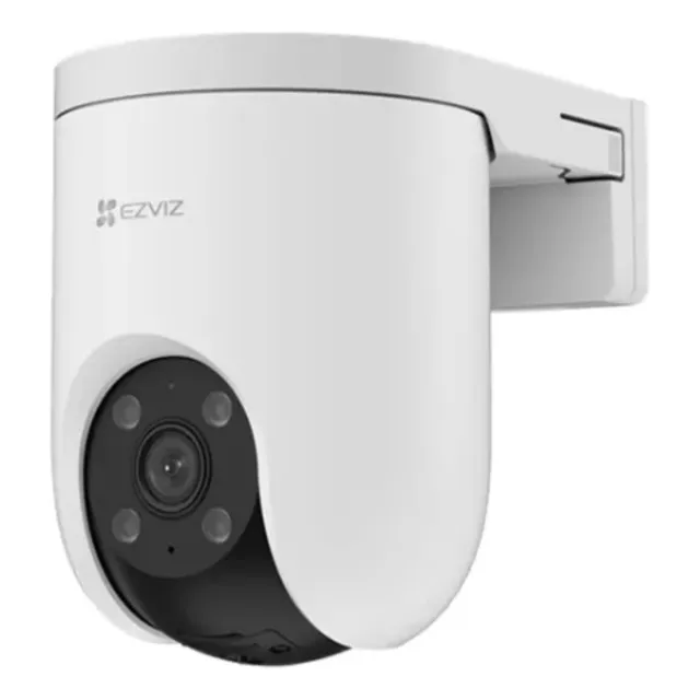 Camara Ezviz Domo H8c 2k Poe 360 Smart Color Sirena Exterior Color Blanco