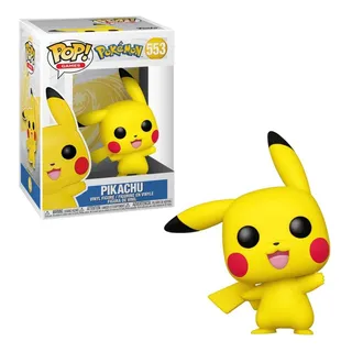Boneco Funko Pop - Games - Pokemon - Pikachu 553 (waving) Boneco Funko Pop - Games - Pokemon - Pikachu 553 (waving)