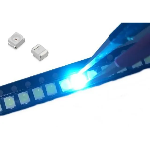 50 Led Smd 3528 - Chip Led C/ Diversas Cores Da Sua Escolha 