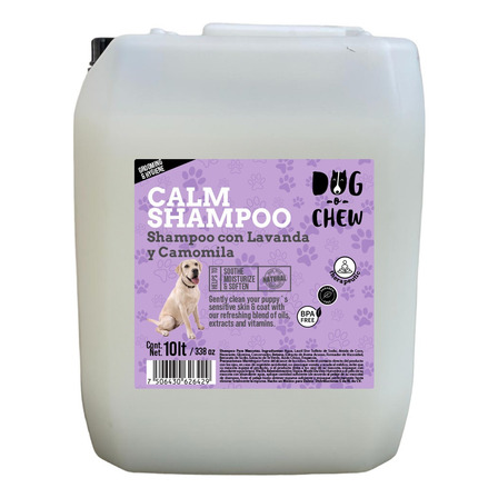 Dog-o-chew, Shampoo Para Perro, Shampoo Calm ,10 Lt, Premium Dog-o-chew, Shampoo Para Perro, Shampoo Calm ,10 Lt, Premium