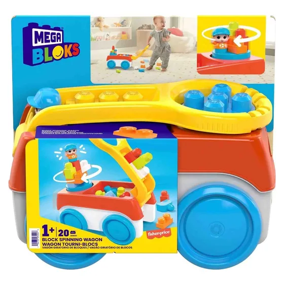 Juguete De Construcción Mega Bloks Vagón Giratorio Bloques