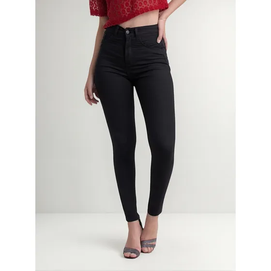 Pantalon Jean Calce Perfecto Levanta Cola Tiro Alto Elastiza