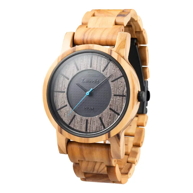 Relojes De Madera Zeitholz Para Hombres, Reloj Solar, V3ddi