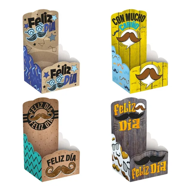 Cajas Anchetas X12 Unidades Madres Amor Cumpleaños Papá