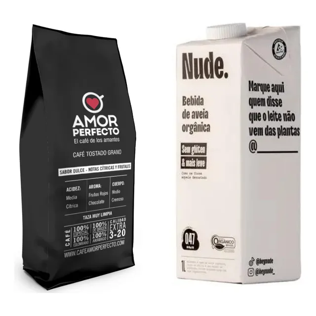 Café De Especialidad Amor Perfecto + Leche De Avena Nude