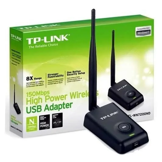 Rompemuros Usb Tplink Wn7200nd Alta Potencia 150mbps