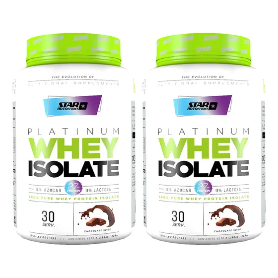 Star Nutrition Proteina Isolate 2 Lb X 2 Unidades