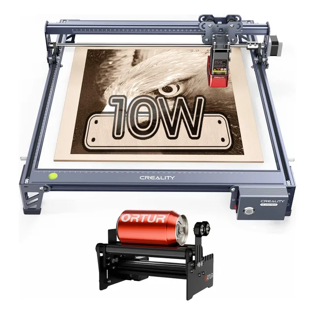 Grabadora Laser Cr-laser Falcon 10w Con Modulo Rotativo