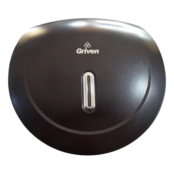 Dispensador Papel Higienico Griven Negro 11 Pulgadas Abs