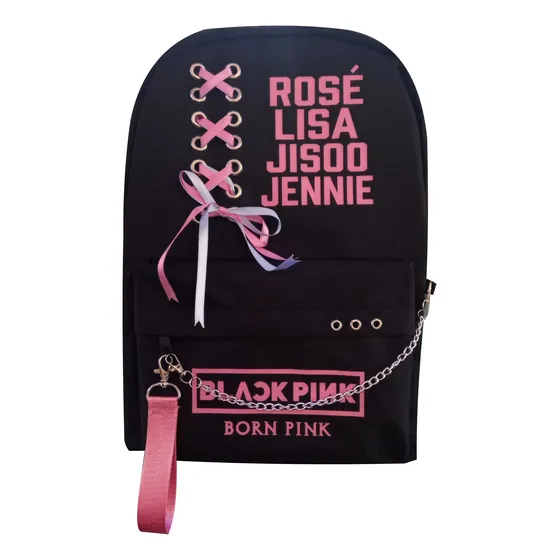 Mochilas De Blackpink Con Cinta, Modelo Coreano, Kpop