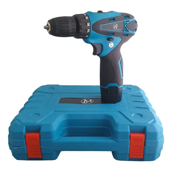 Taladro Inalámbrico 18v Trabajo Industrial 3/8 Color Azul Frecuencia 60Hz 18