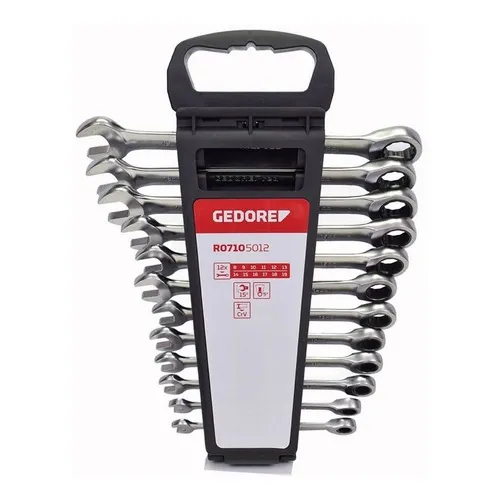 Jogo De Chave Combinada Catraca 8-19mm 12 Pçs Gedore Red