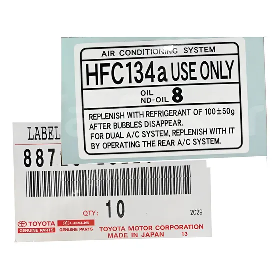 Calcomania Para Capot  Aire Acondicionado Toyota 4runner 