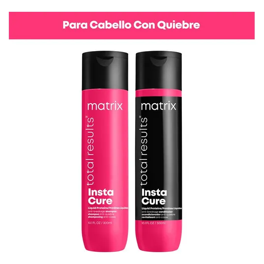 Shampoo + Acondicionador Anti-quiebre Matrix Instacure 600ml