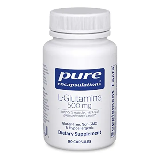 L-glutamina 500 Mg De Pure Encapsulations -
