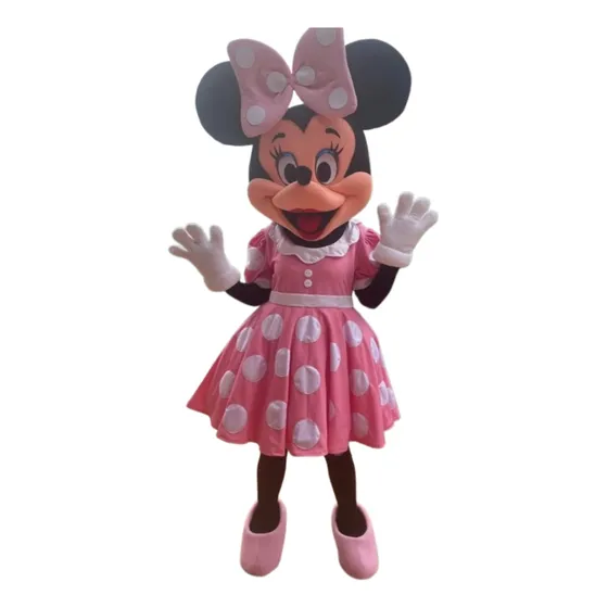 Disfraz Minnie X24hs Noesventa Almagro Disfrazcabezon Rosa Pálido L