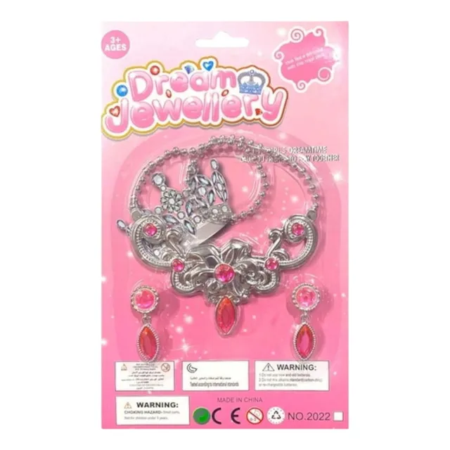 Set De Joyas Para Niñas De Juguete En Blister Aros Y Collar