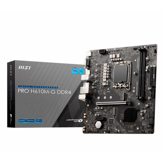 Tarjeta Madre Msi Pro H610m-g Ddr4 Lga1700 Micro-atx