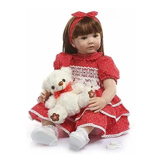 Zero Pam Reborn Toddler Dolls 24 Pulgadas De Silicona B9v86