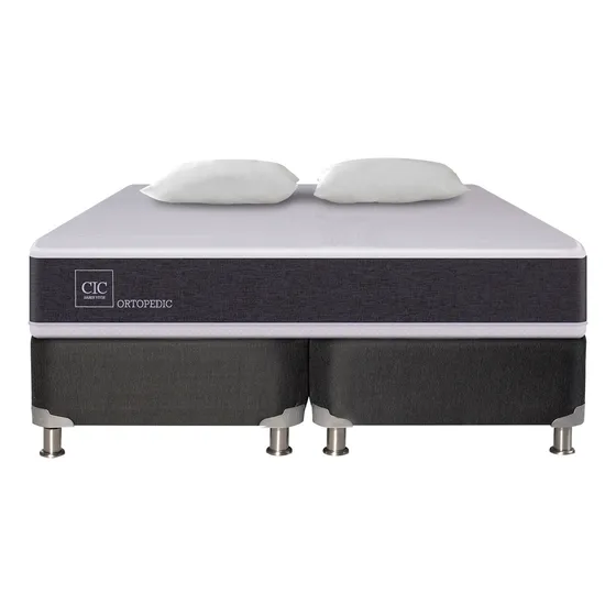 Cama Americana King Cic Ortopedic + Almohadas