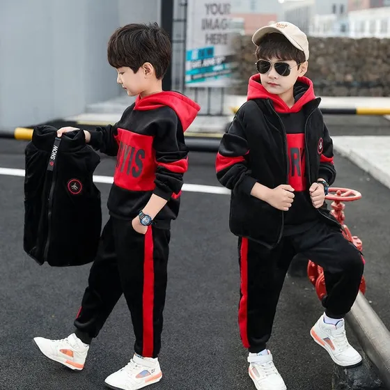 Set De 3 Piezas Chaqueta, Sueter Y Mono Importado