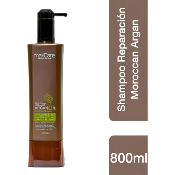 Shampoo Revitalizante Keratin Argan Oil 800ml Maxcare