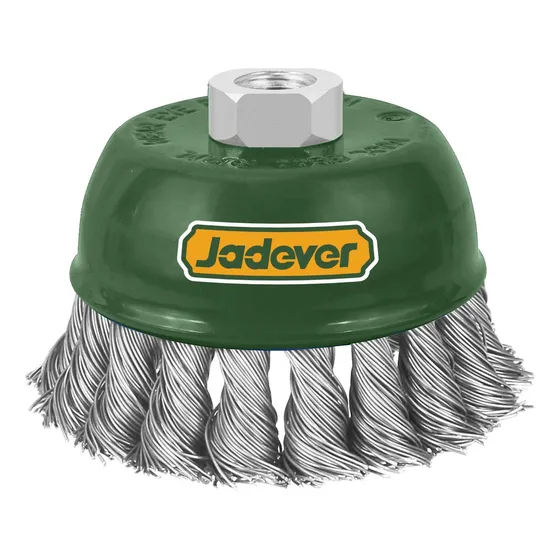 Cepillo Copa Trenzado 100mm Amoladora Jadever Jdce2402
