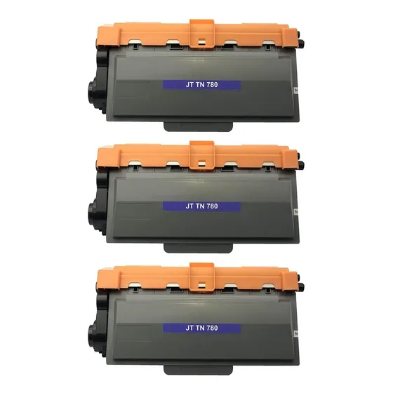 Kit 03 Toner Compatível Tn-3392 Tn-780 P/ Brother 6180dw 6180dwt 8155dn 8710dw 12.000 Cópias Tinta Preto
