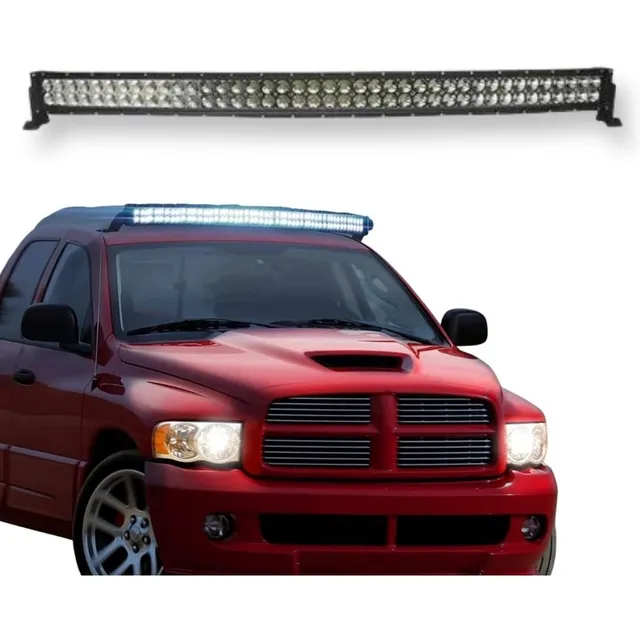 Faro Auxiliar Barra Curva 80 Led 240w 1,13m Auto Of Road 4x4