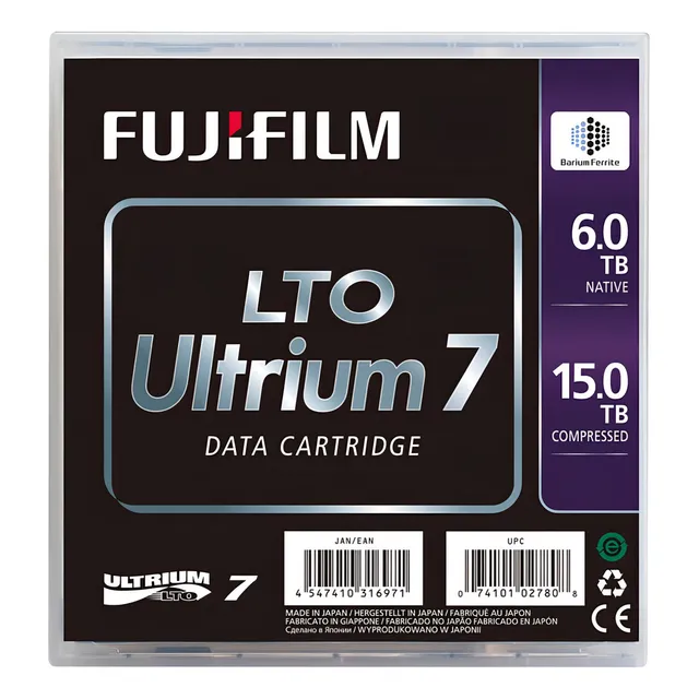 Cinta magnética Fujifilm Lto Ultrium 7 de 6 TB