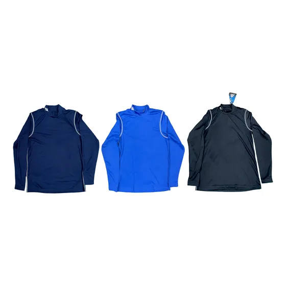 Franela Manga Larga Cuello Tortuga Sudadera Adulto Deportiva