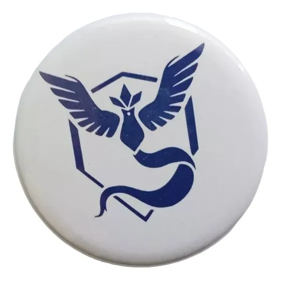 Insignia Botón Pokémon Go Equipo Azul Mystic Sabiduría 