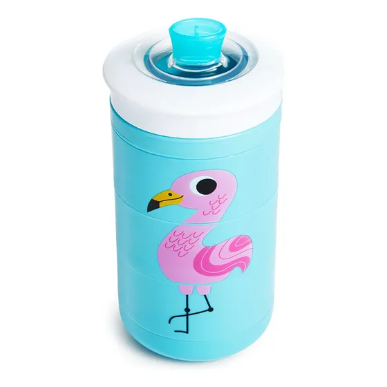 Vaso Antiderrame Twisty Animales Munchkin Para Niños 266ml Azul