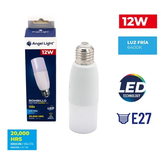 Bombillo Led Tipo Barra T43 12v Marca Angel Light (pack X 2)