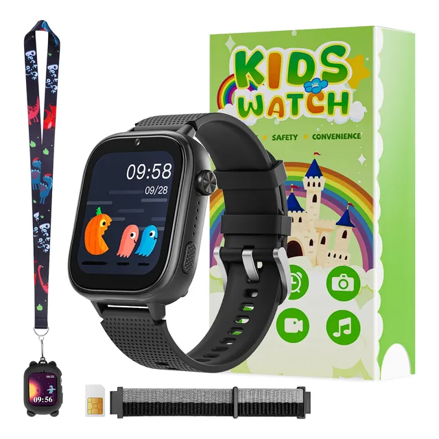Okyuk 4g Kids Watch, Smart Watch For Kids With Sim Jgjw9