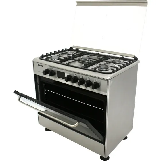 Cocina Combinada Siam 5 Hornallas Inox - Queoferta.uy